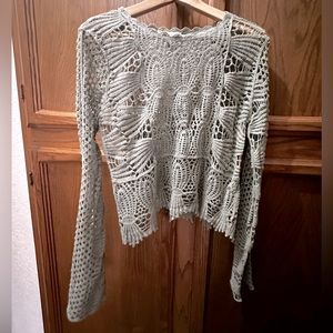 Crochet long sleeve